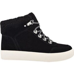 Marc Fisher Black and White High-Top Sneakers